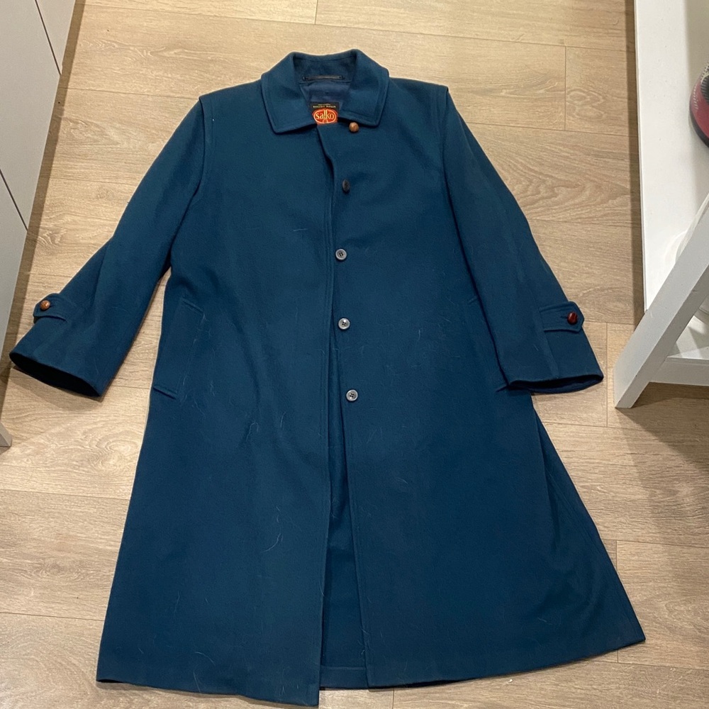 Elegant Women's Navy Trench Coat